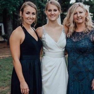 Black bridesmaids dress